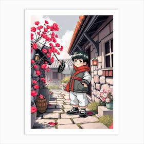 Chinese Boy Art Print