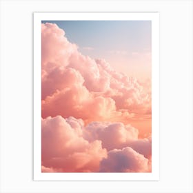 Pink Clouds In The Sky 4 Art Print