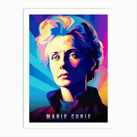 Marie Curie 2 Art Print