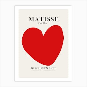 Henri Matisse The Red Heart Print Art Print