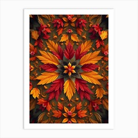 Autumn Leaves 9 Art Print