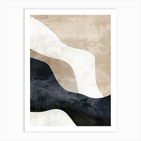 Earthy Textures Minimalist Style Art Print