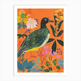 Spring Birds Coot 2 Art Print