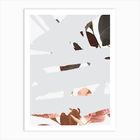 Abstract Of Leaves Art Print