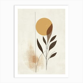 Abstract Sun Art Print