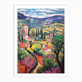 Montepulciano Italy 1 Fauvist Painting Art Print