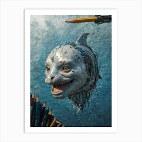 'Dolphin' Art Print