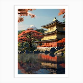 Fukui Pagoda Art Print