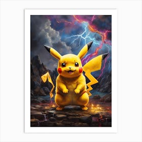 Pikachu 5 Art Print