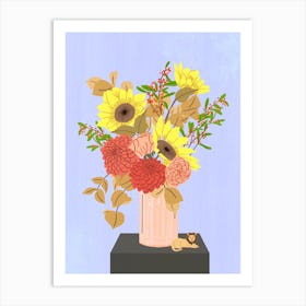 Flowers For Leo Art Print