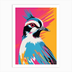 Andy Warhol Style Bird Lapwing 3 Art Print