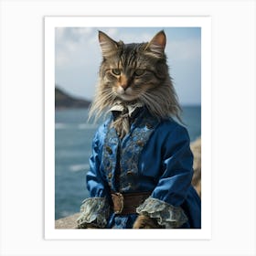 Cat In Costume 3 Art Print