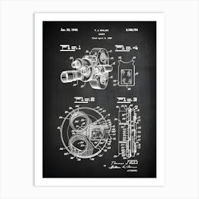 Camera, 1938 Movie Camera, Motion Picture Camera, Cinema Decor, Movie Room Decor, Movie Theater, Movie Lover Gift, Film Camera, Tc7641 Art Print