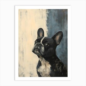 Minimal Frenchie 2 Art Print