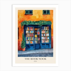 Oslo Book Nook Bookshop 4 Poster Art Print