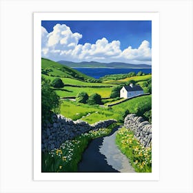 Rolling Hills Of Ireland 4 Art Print