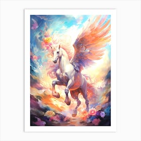 Unicorn 4 Art Print