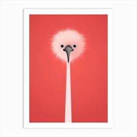 Minimalist Emu 1 Illustration Art Print