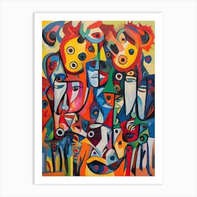 Harmony In Abstraction Art Print