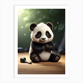 Panda Bear 3 1 Art Print