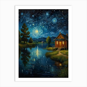 Starry Night 42 Art Print