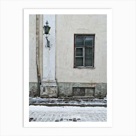 Winter Details Tallinn Art Print