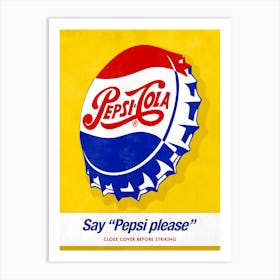 Pepsi | Pop art Art Print