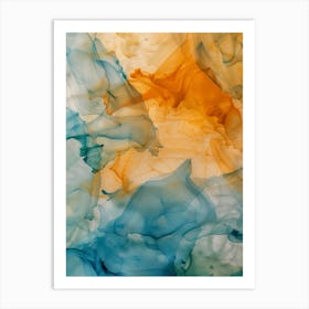 Abstract Watercolor Painting 4 Art Print