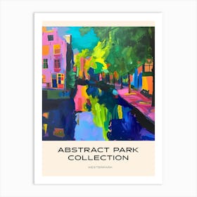 Abstract Park Collection Poster Westerpark Amsterdam Netherlands Art Print