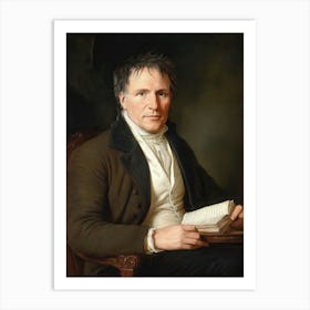 Portrait Of Scientist Alexander Von Humboldt Art Print