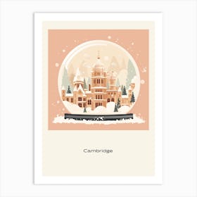 Cambridge United Kingdom 2 Snowglobe Poster Art Print