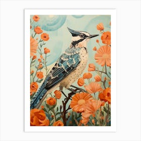 Blue Jay 4 Detailed Bird Painting Art Print
