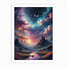 Starry Sky 3 Art Print