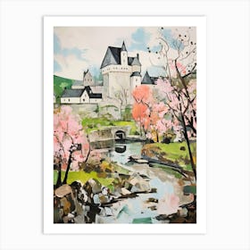 Castle Combe (Wiltshire) Painting 5 Art Print