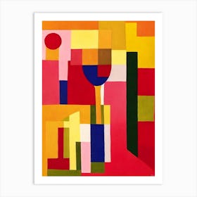 Barbera Paul Klee Inspired Abstract Cocktail Poster Art Print
