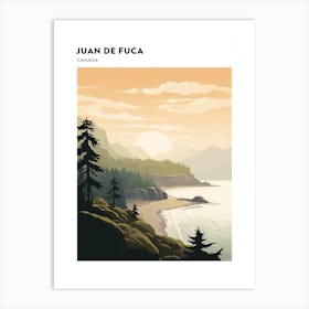 Juan De Fuca Marine Trail Canada 4 Hiking Trail Landscape Poster Art Print