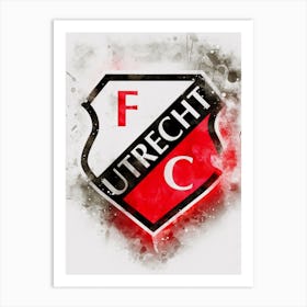 Fc Utrecht Painting Art Print