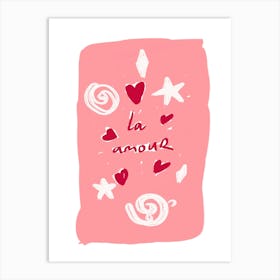 La Amour Art Print