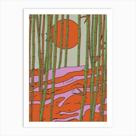 Bamboo Forest 1 Art Print