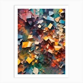 Torn Papers Art Print