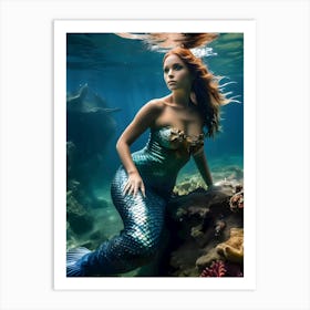 Mermaid-Reimagined 72 Art Print