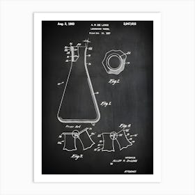 Beaker Patent Print, Beaker Art, Science Gift, Scientist Beaker Art, Beaker Poster, Beaker Decor, Science Gift, Medical Student Gift, Cm6121 Art Print