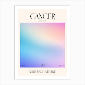 Cancer 1 Zodiac Sign Art Print