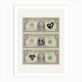 One Dollar Art Print