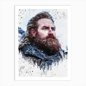 Tormund Giantsbane Game Of Thrones Painting Art Print