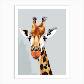 Giraffe 155 Art Print