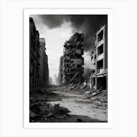 Ruins Of A City Art Print