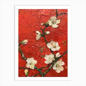 Blossoming Cherry Blossoms Art Print