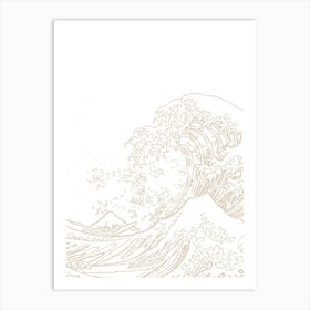 Great Wave Off Kanagawa 6 Art Print