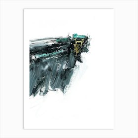 Abstract Of A Ship Art Print